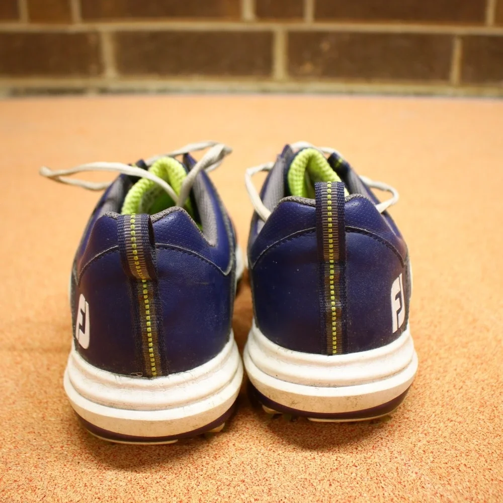 FootJoy FJ Fury Golf Shoes Soft Spikes 51101 Mens Sz 10 Blue White